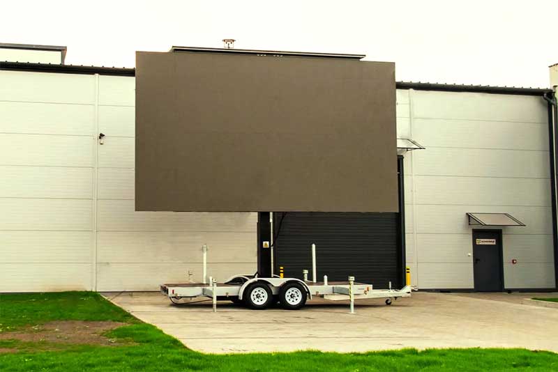 Car Fixed P3 Outdoor LED Screen On The Mexican Farm