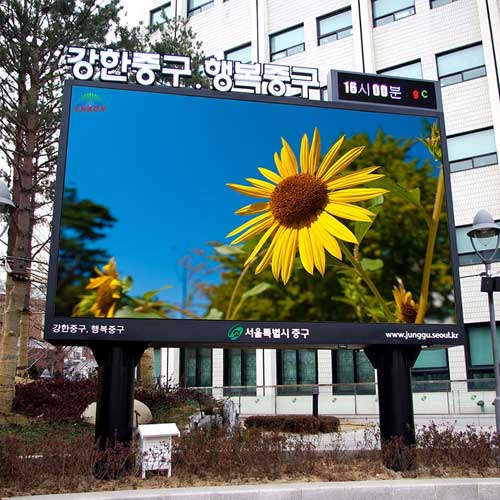 Double Column Outdoor Advertising LED Display