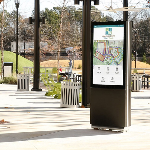Portable Outdoor Digital Signage For Park