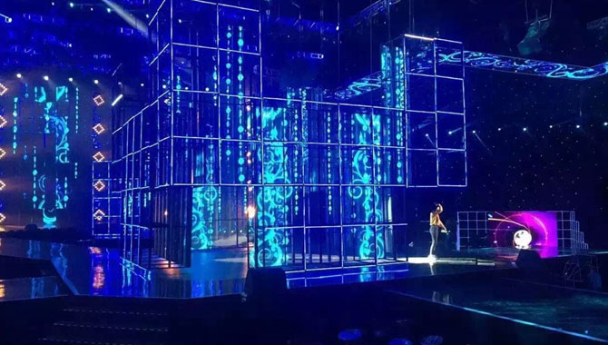 Application Of Transparent LED Wall In Concert
