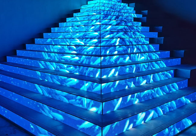 Creative Stair LED Display