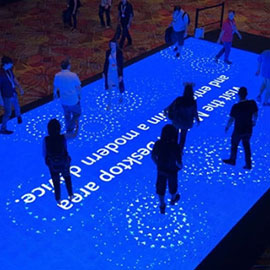 Interactive Floor LED Display