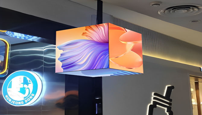 Cube LED Display High Resolution And HD Display