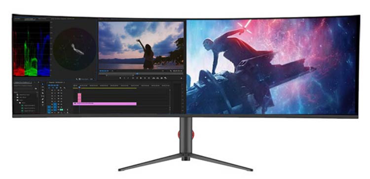 32 9 Ultra Wide Monitor Play And Work Simultaneously