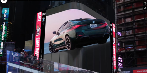 BMW I4 M50 By Kith In Times Square, NY