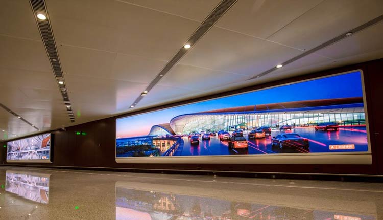 LED Display Installed At Beijing Daxing International Airport