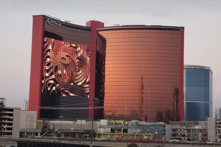 Outdoor LED Display Resorts World Las Vegas