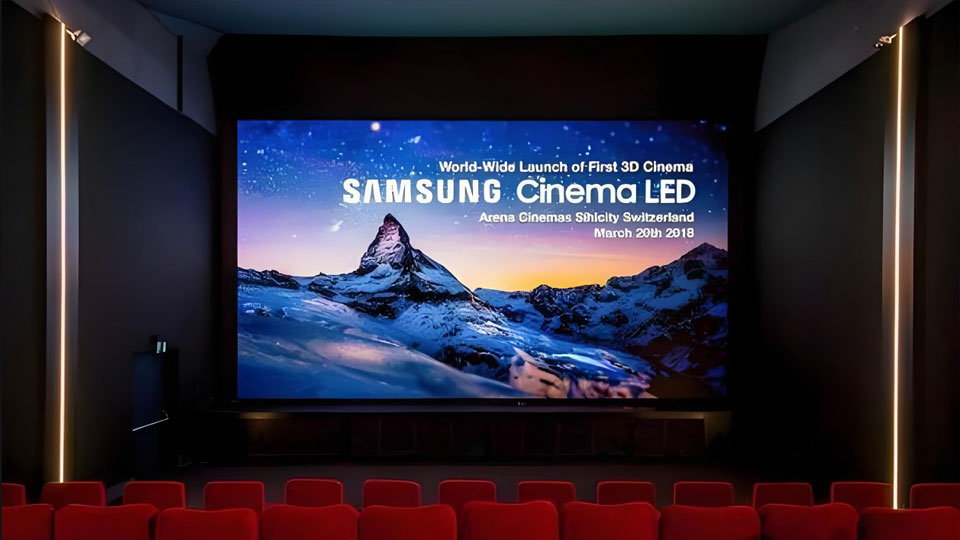 Capital Cinema Xidan Store Onyx LED Movie Screen